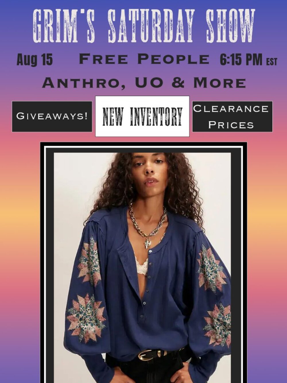 ⚡️ LIVE SHOW - Free People Multiverse ⚡️ - Picture 1 of 12
